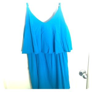 Turquoise blue dress